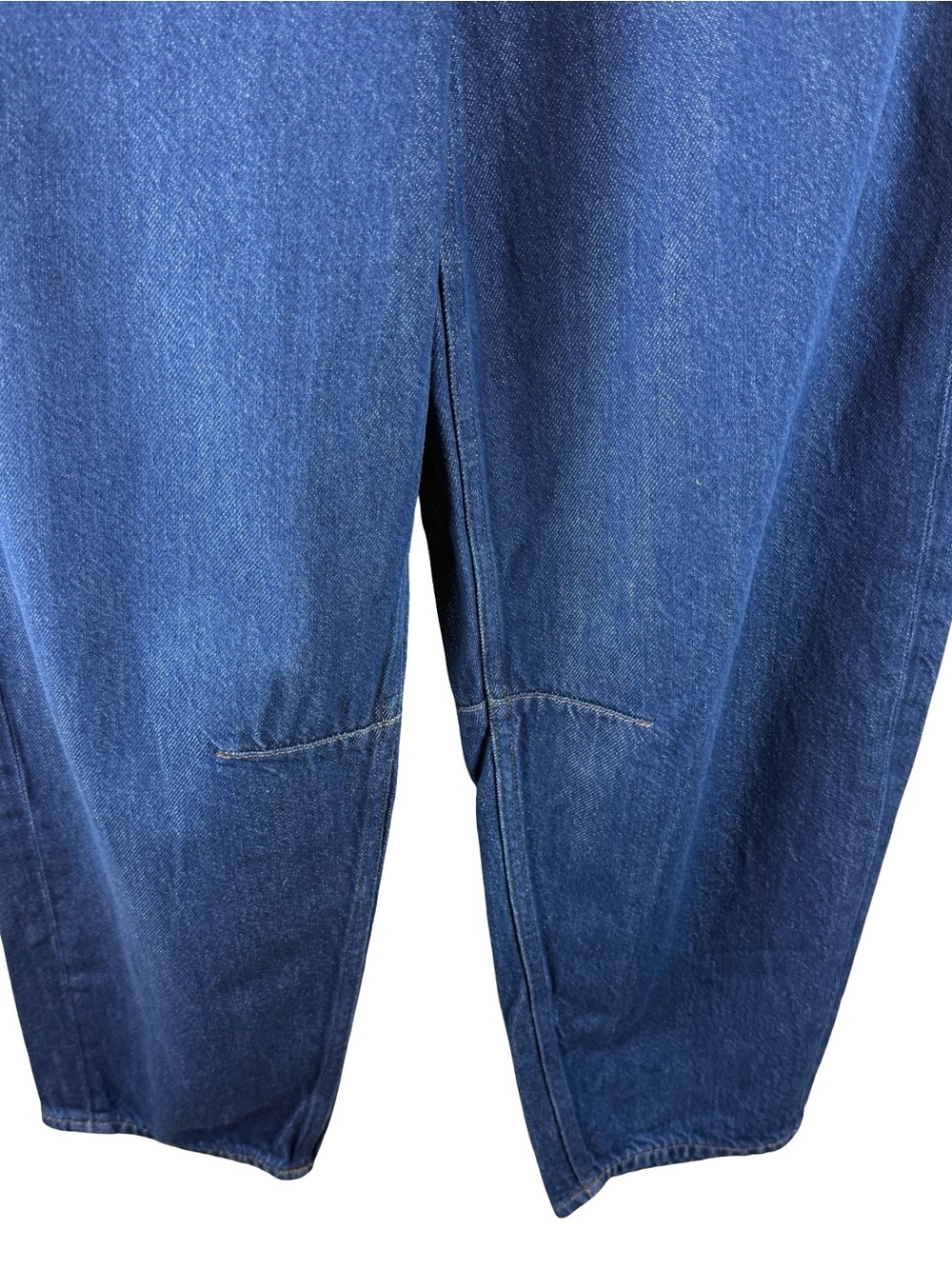 THEORY Cropped Barrel Leg Jeans in Relaxed Denim - Indigo - Size: 29 - Picture 10 of 11